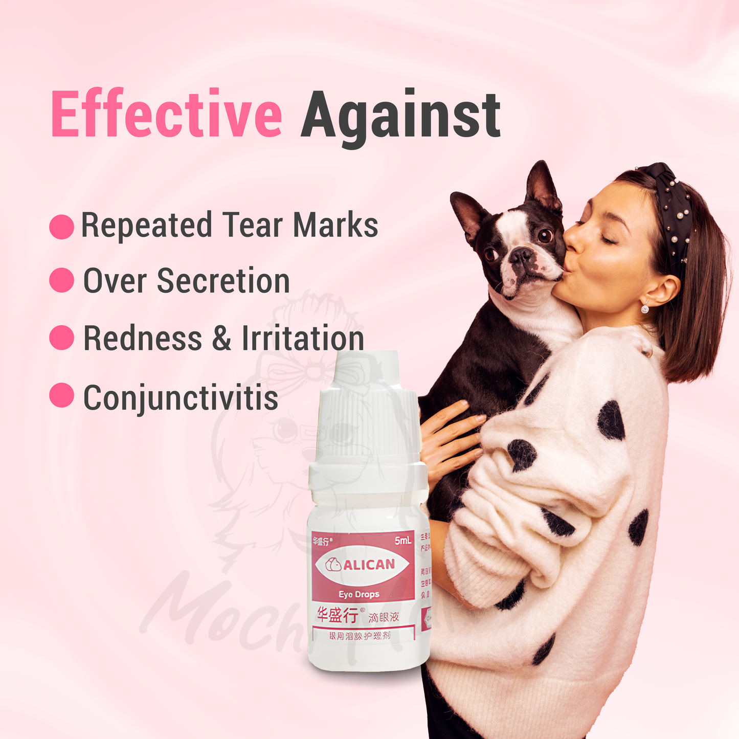 'Alican' Tear Stain Treatment Eye Drops for Cats & Dogs